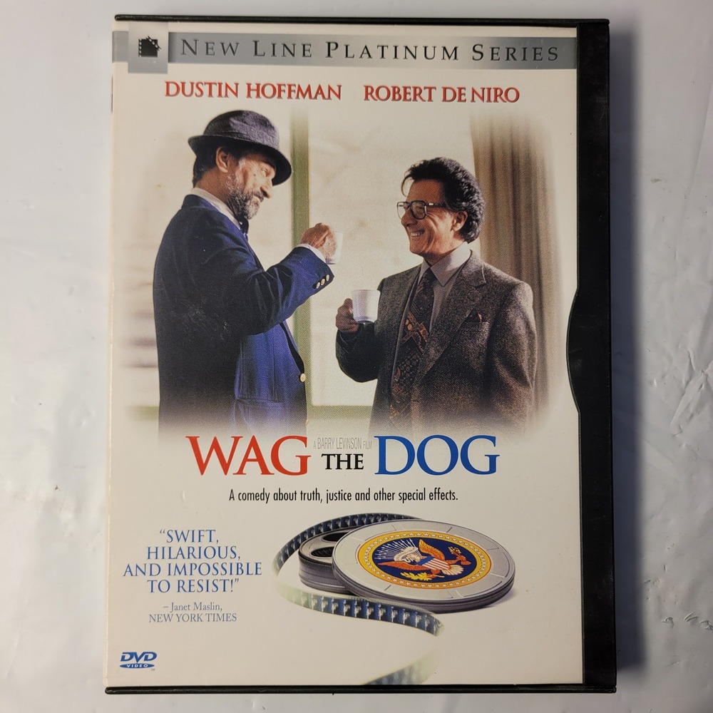 New Line Wag the Dog Dustin Hoffman Robert De Niro Platinum Series Comedy DVD